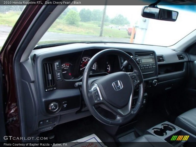 Dark Cherry Pearl / Black 2010 Honda Ridgeline RTL