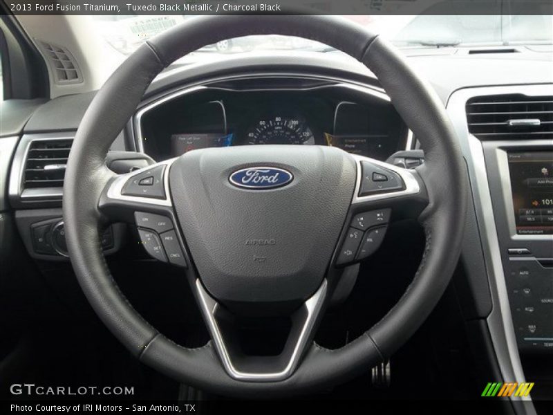 Tuxedo Black Metallic / Charcoal Black 2013 Ford Fusion Titanium