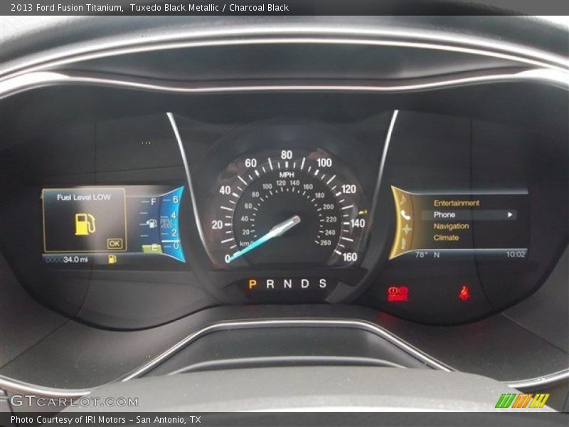 Tuxedo Black Metallic / Charcoal Black 2013 Ford Fusion Titanium