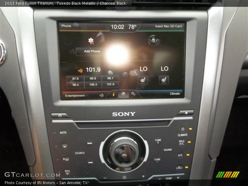 Tuxedo Black Metallic / Charcoal Black 2013 Ford Fusion Titanium