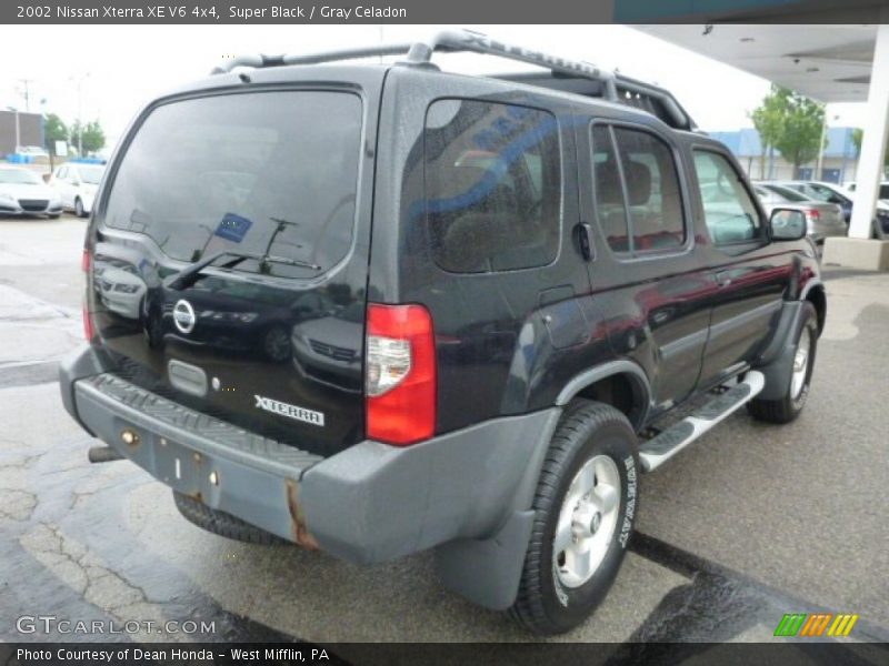 Super Black / Gray Celadon 2002 Nissan Xterra XE V6 4x4
