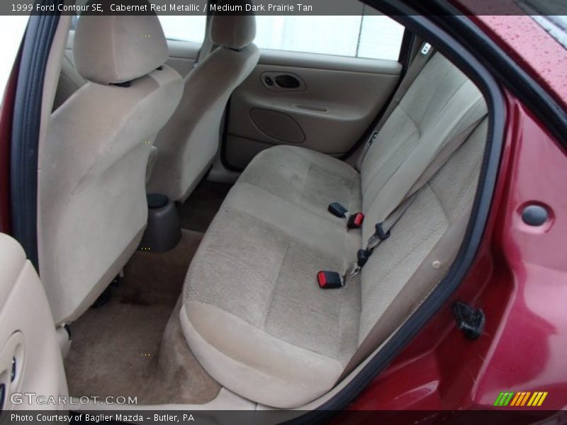 Rear Seat of 1999 Contour SE
