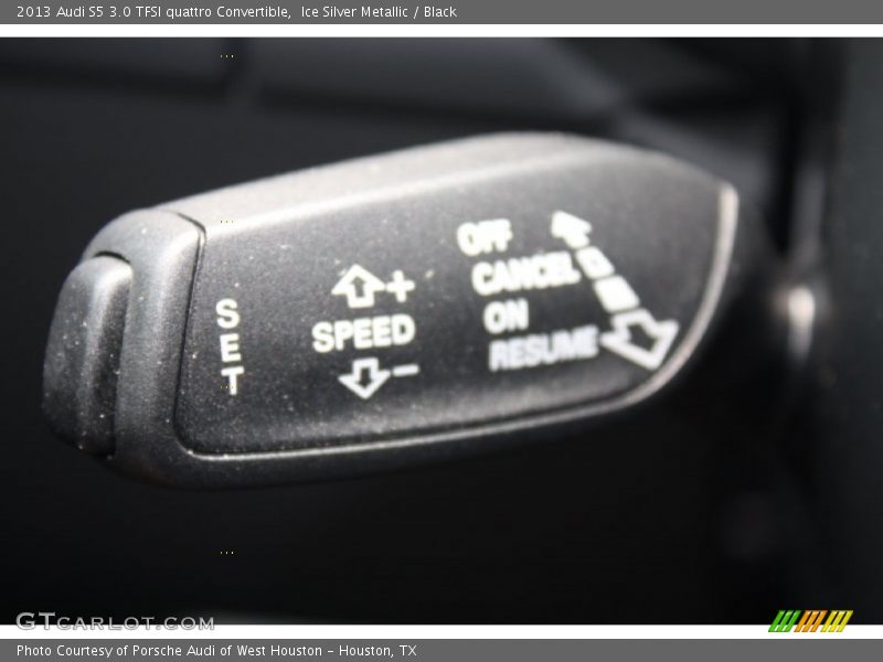 Ice Silver Metallic / Black 2013 Audi S5 3.0 TFSI quattro Convertible