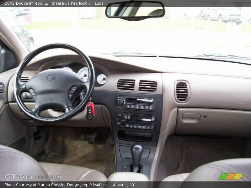 Steel Blue Pearlcoat / Taupe 2002 Dodge Intrepid ES