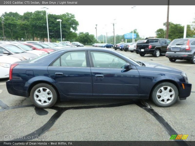 Blue Onyx / Light Neutral 2003 Cadillac CTS Sedan