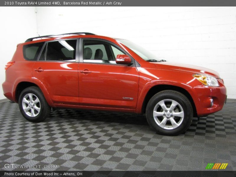 Barcelona Red Metallic / Ash Gray 2010 Toyota RAV4 Limited 4WD