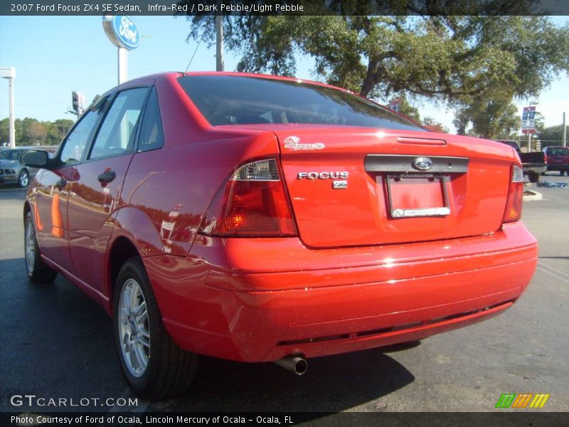 Infra-Red / Dark Pebble/Light Pebble 2007 Ford Focus ZX4 SE Sedan