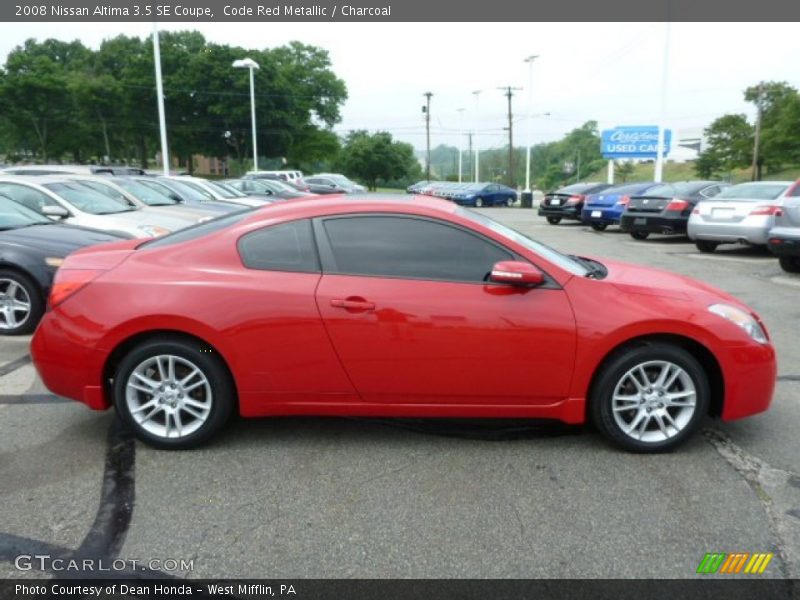Code Red Metallic / Charcoal 2008 Nissan Altima 3.5 SE Coupe