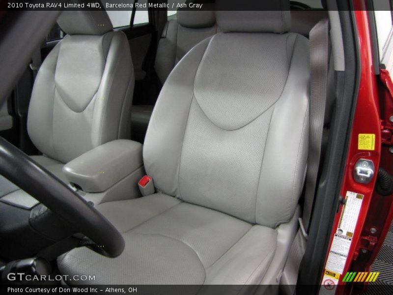 Front Seat of 2010 RAV4 Limited 4WD