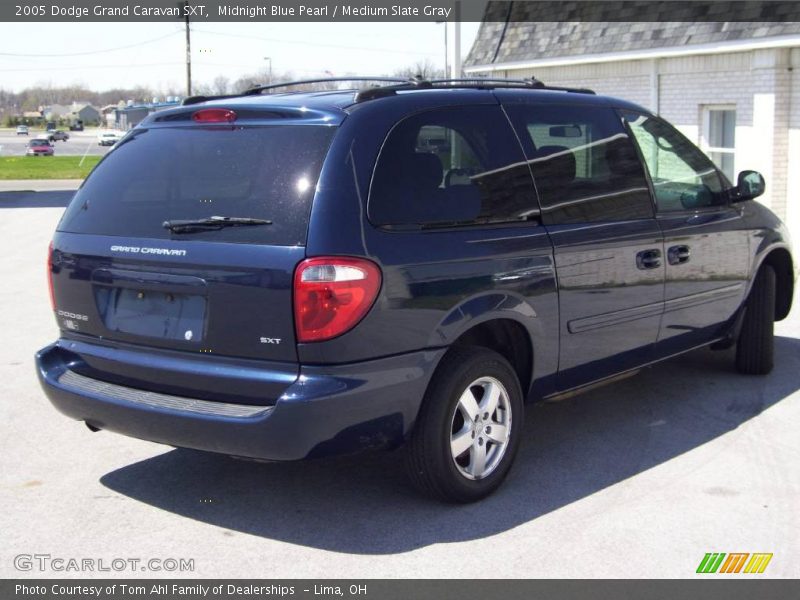 Midnight Blue Pearl / Medium Slate Gray 2005 Dodge Grand Caravan SXT