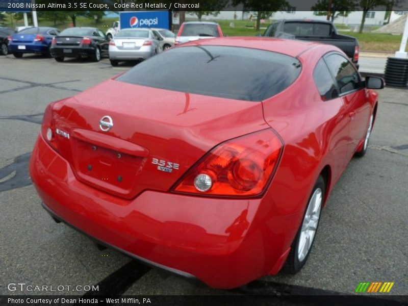 Code Red Metallic / Charcoal 2008 Nissan Altima 3.5 SE Coupe