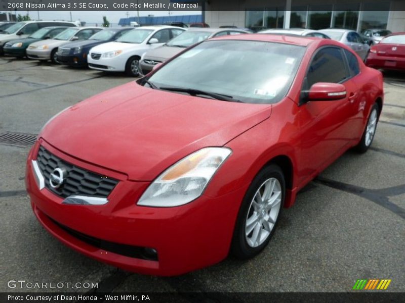 Code Red Metallic / Charcoal 2008 Nissan Altima 3.5 SE Coupe