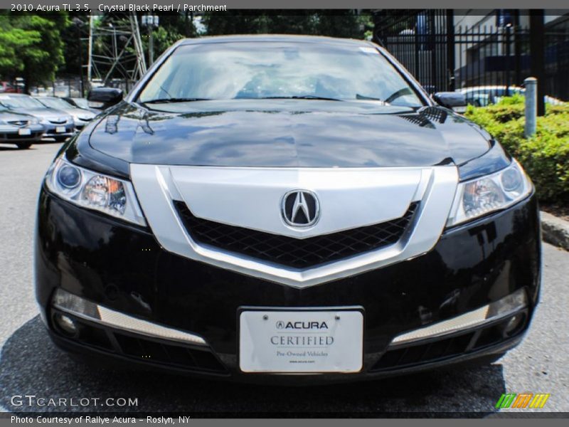 Crystal Black Pearl / Parchment 2010 Acura TL 3.5