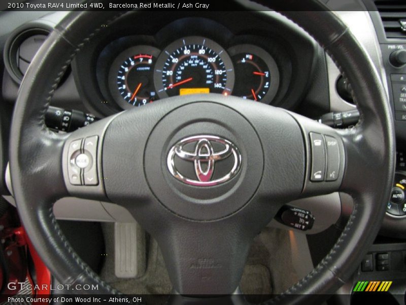 Barcelona Red Metallic / Ash Gray 2010 Toyota RAV4 Limited 4WD