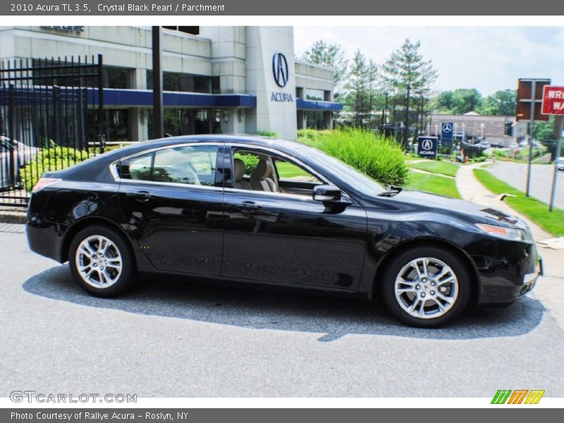 Crystal Black Pearl / Parchment 2010 Acura TL 3.5