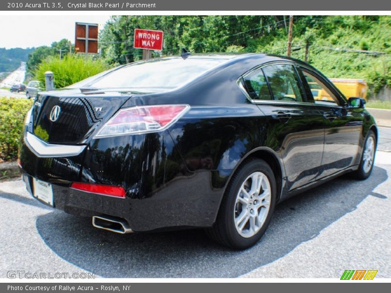 Crystal Black Pearl / Parchment 2010 Acura TL 3.5