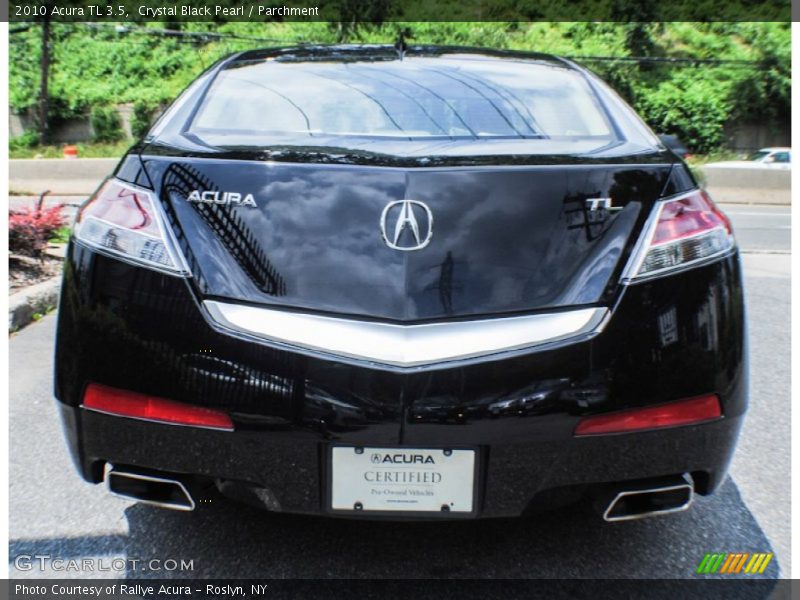 Crystal Black Pearl / Parchment 2010 Acura TL 3.5
