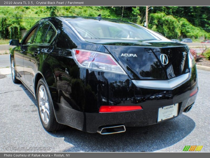 Crystal Black Pearl / Parchment 2010 Acura TL 3.5