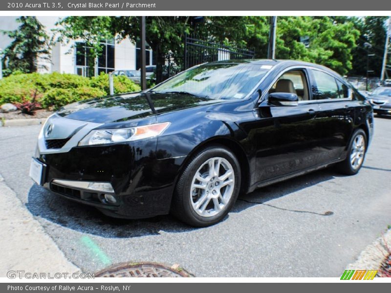 Crystal Black Pearl / Parchment 2010 Acura TL 3.5