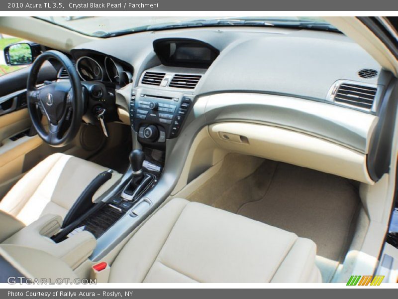 Crystal Black Pearl / Parchment 2010 Acura TL 3.5