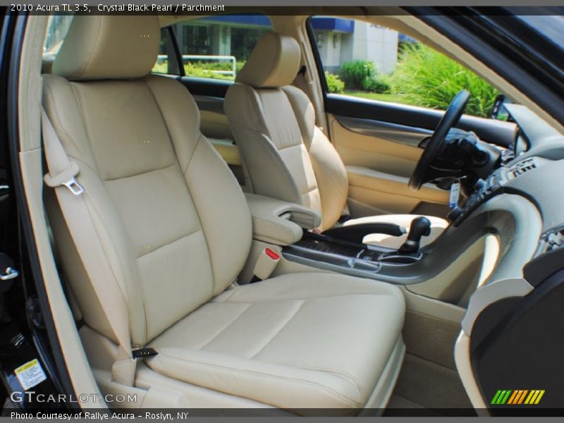 Crystal Black Pearl / Parchment 2010 Acura TL 3.5