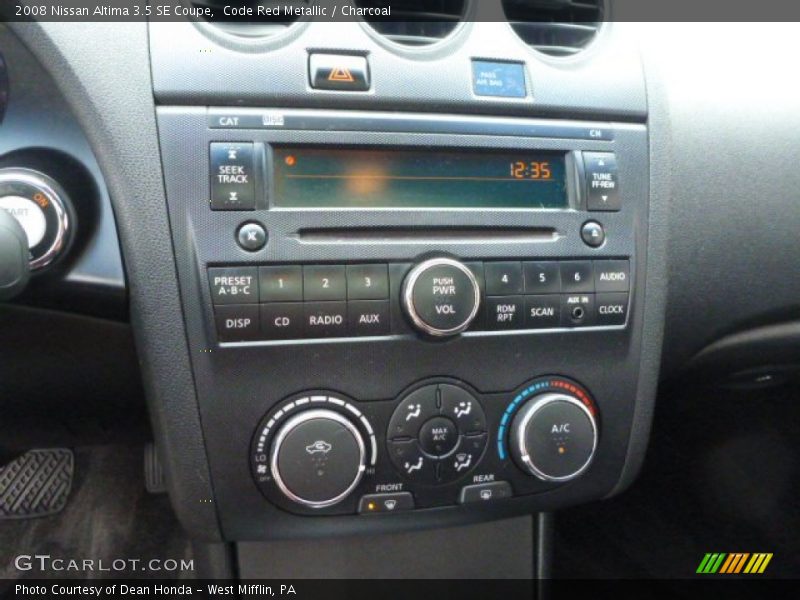 Code Red Metallic / Charcoal 2008 Nissan Altima 3.5 SE Coupe