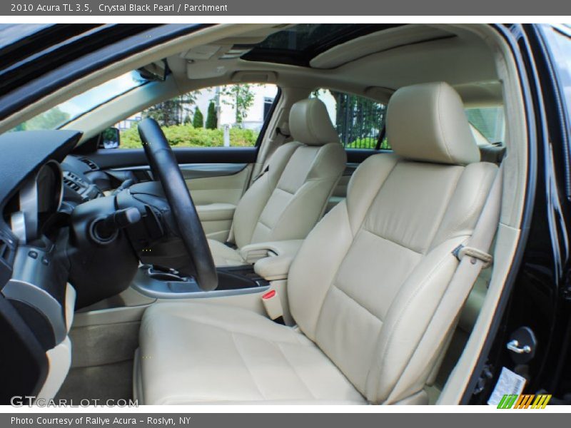 Crystal Black Pearl / Parchment 2010 Acura TL 3.5