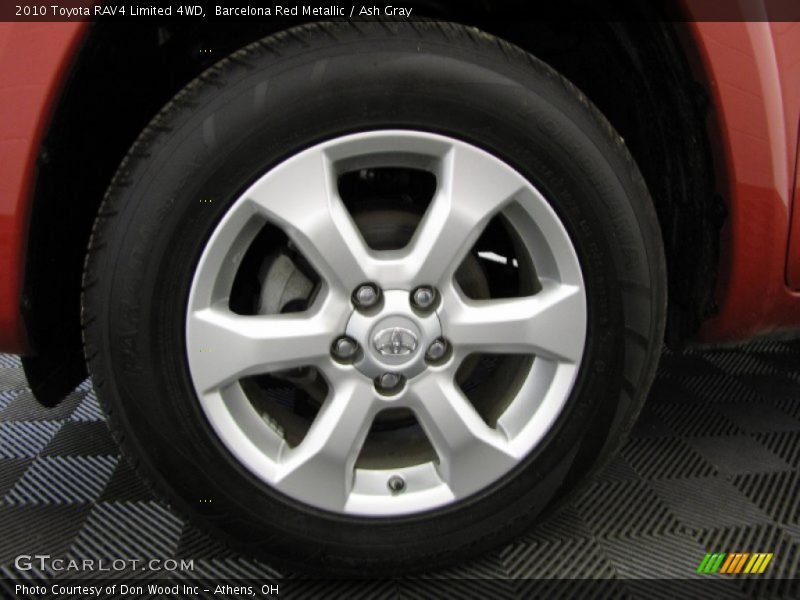 Barcelona Red Metallic / Ash Gray 2010 Toyota RAV4 Limited 4WD