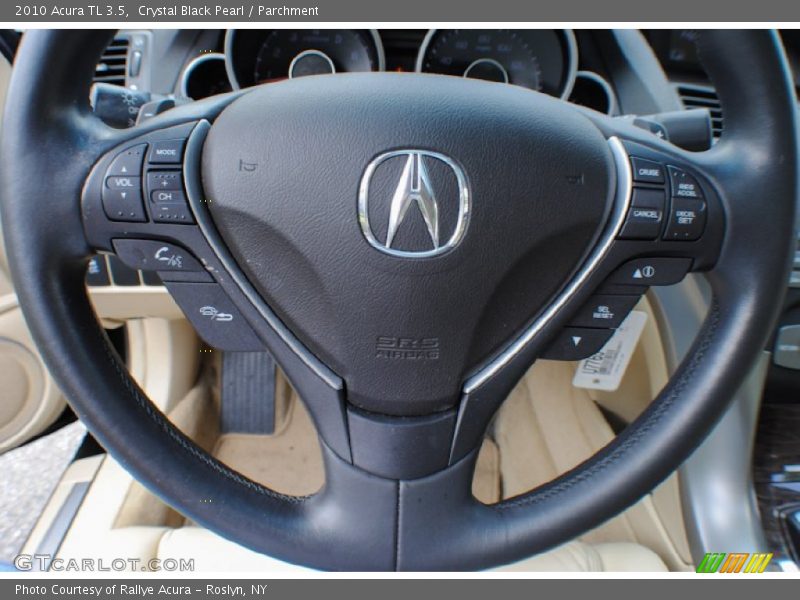 Crystal Black Pearl / Parchment 2010 Acura TL 3.5