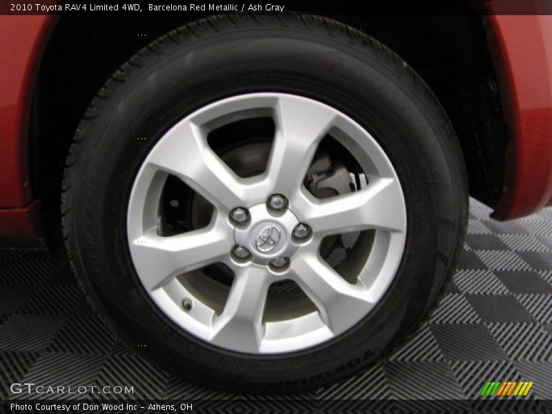 Barcelona Red Metallic / Ash Gray 2010 Toyota RAV4 Limited 4WD