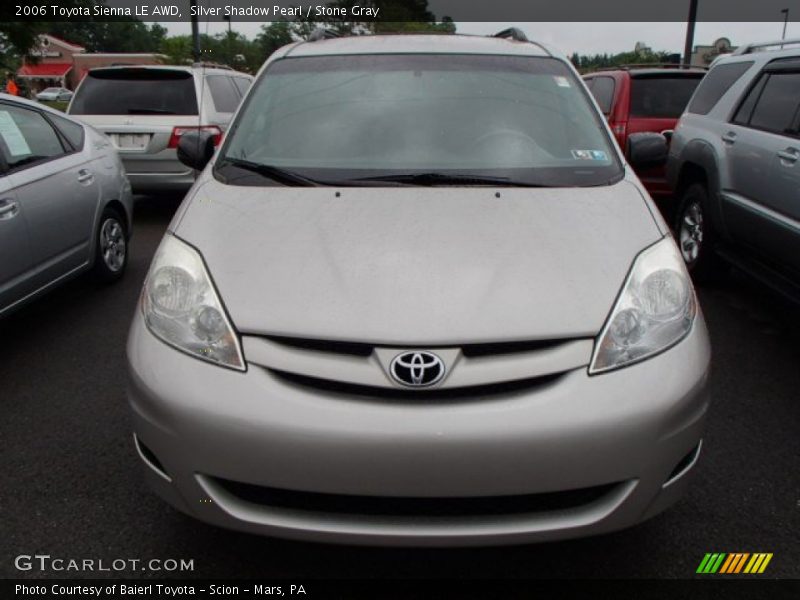 Silver Shadow Pearl / Stone Gray 2006 Toyota Sienna LE AWD