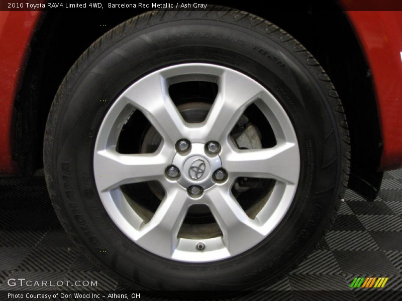 Barcelona Red Metallic / Ash Gray 2010 Toyota RAV4 Limited 4WD
