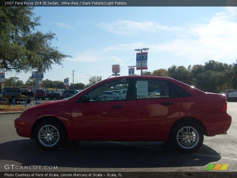 Infra-Red / Dark Pebble/Light Pebble 2007 Ford Focus ZX4 SE Sedan