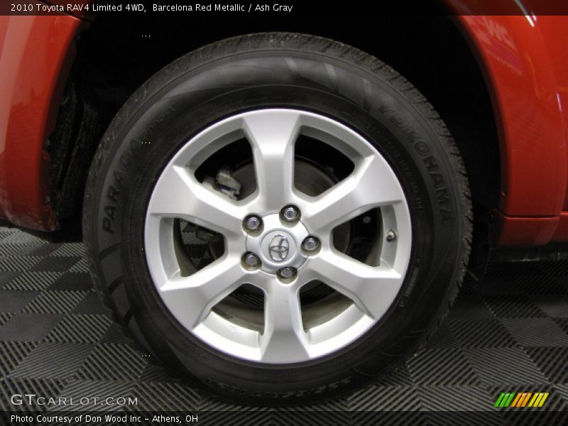 Barcelona Red Metallic / Ash Gray 2010 Toyota RAV4 Limited 4WD