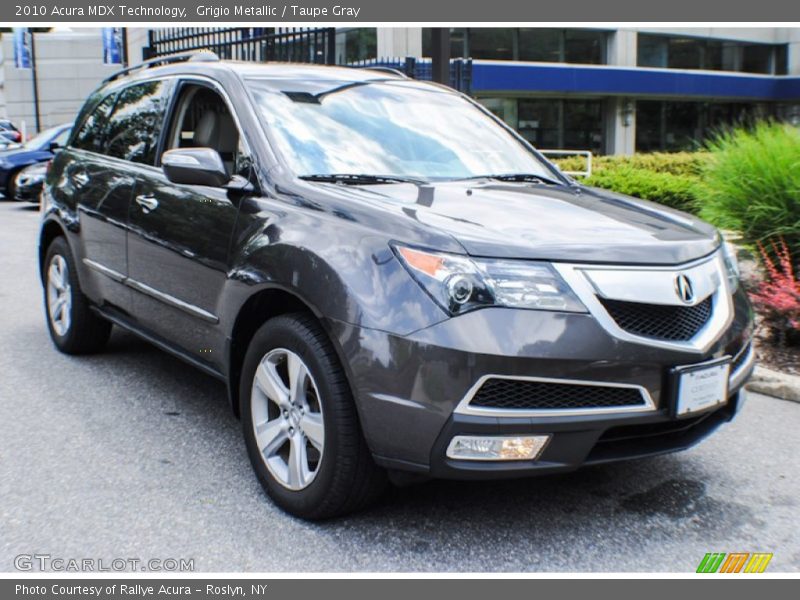 Grigio Metallic / Taupe Gray 2010 Acura MDX Technology