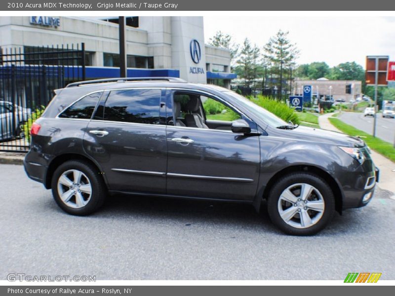 Grigio Metallic / Taupe Gray 2010 Acura MDX Technology