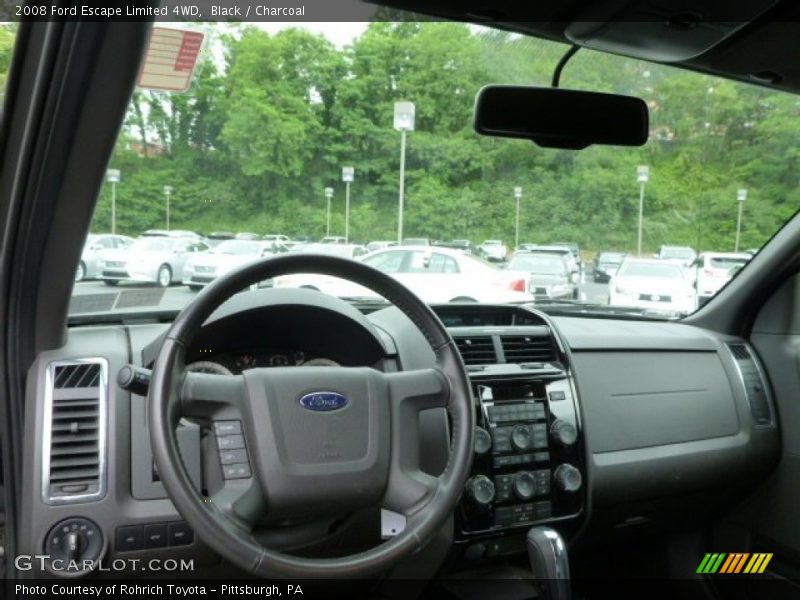 Black / Charcoal 2008 Ford Escape Limited 4WD