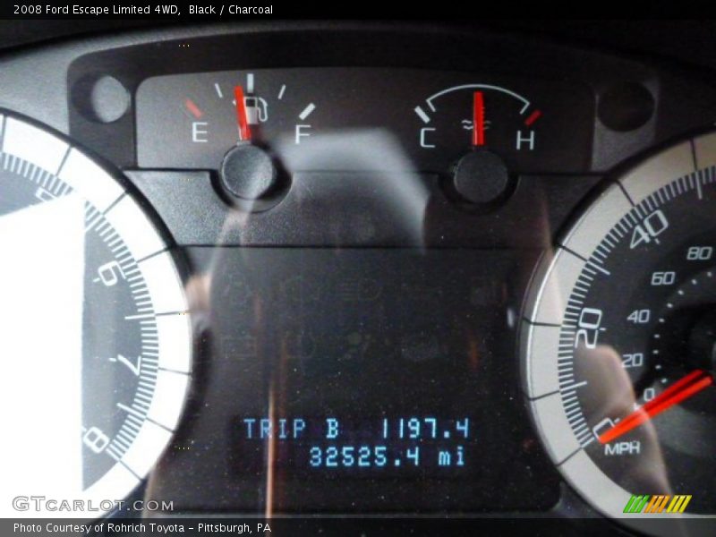 Black / Charcoal 2008 Ford Escape Limited 4WD