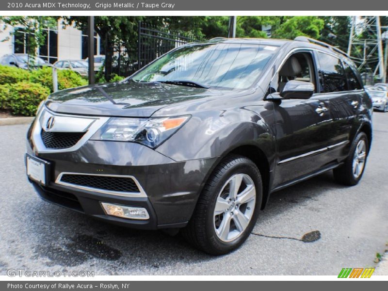 Grigio Metallic / Taupe Gray 2010 Acura MDX Technology