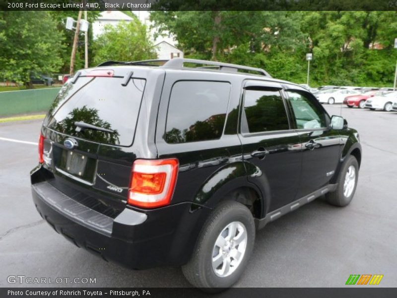 Black / Charcoal 2008 Ford Escape Limited 4WD