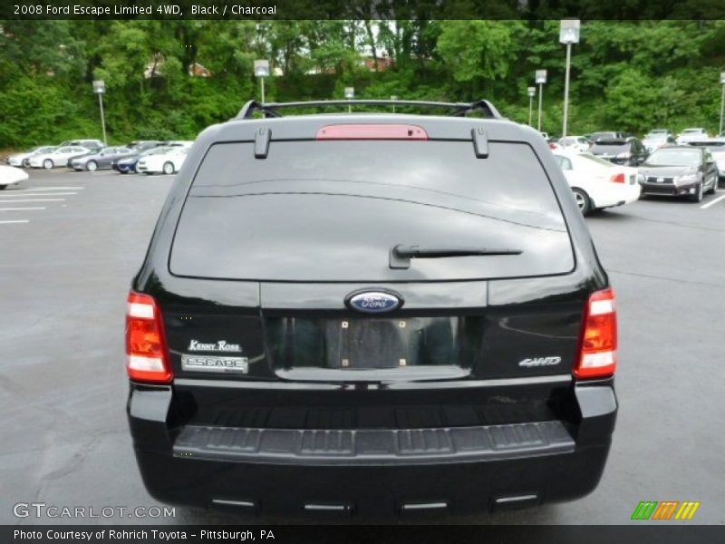 Black / Charcoal 2008 Ford Escape Limited 4WD