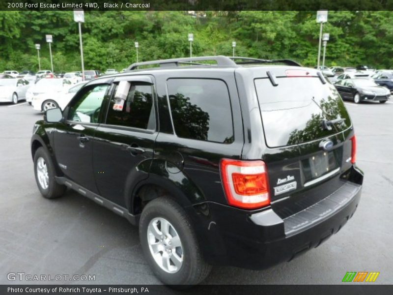 Black / Charcoal 2008 Ford Escape Limited 4WD