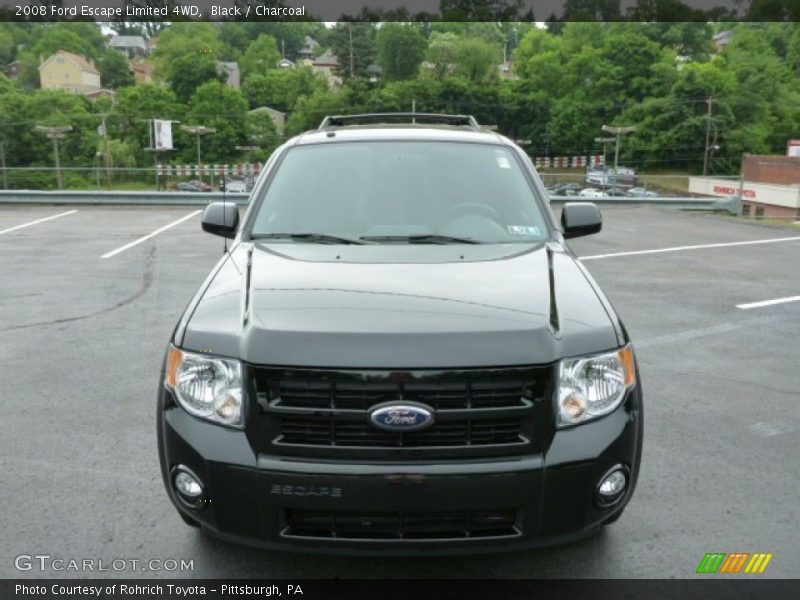 Black / Charcoal 2008 Ford Escape Limited 4WD