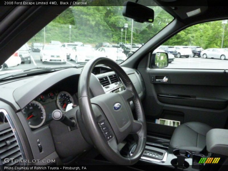 Black / Charcoal 2008 Ford Escape Limited 4WD
