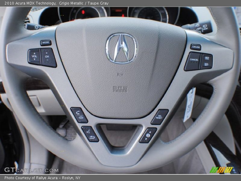Grigio Metallic / Taupe Gray 2010 Acura MDX Technology
