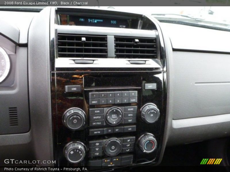 Black / Charcoal 2008 Ford Escape Limited 4WD