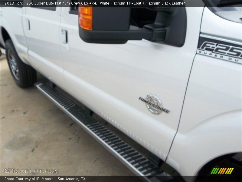 White Platinum Tri-Coat / Platinum Black Leather 2013 Ford F250 Super Duty Platinum Crew Cab 4x4