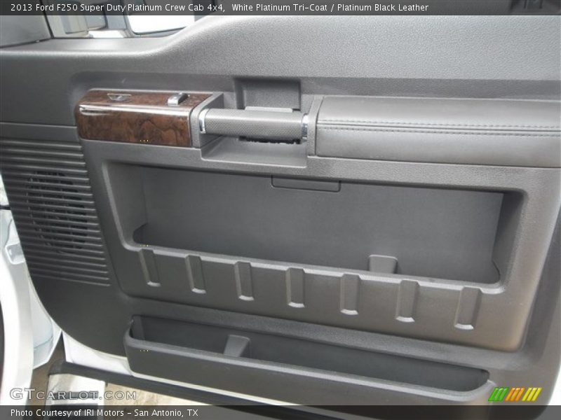 White Platinum Tri-Coat / Platinum Black Leather 2013 Ford F250 Super Duty Platinum Crew Cab 4x4