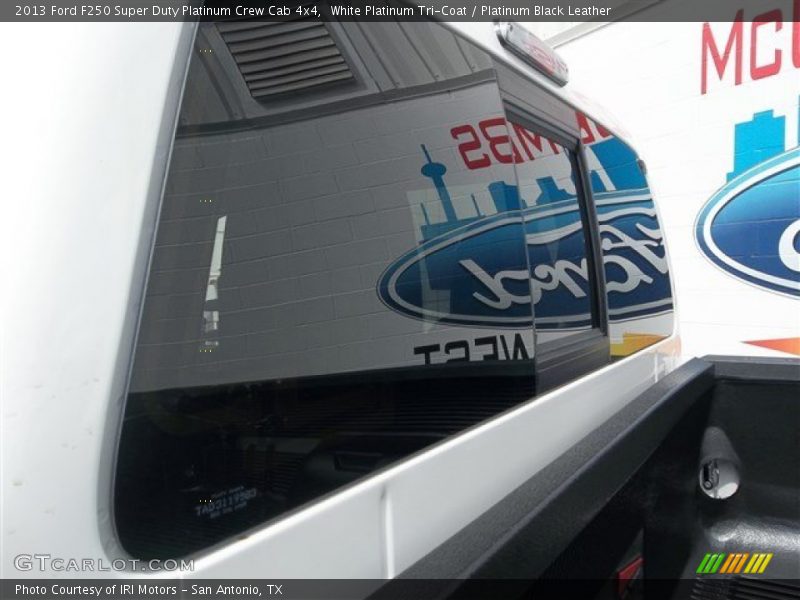 White Platinum Tri-Coat / Platinum Black Leather 2013 Ford F250 Super Duty Platinum Crew Cab 4x4