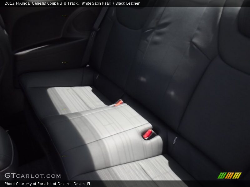 White Satin Pearl / Black Leather 2013 Hyundai Genesis Coupe 3.8 Track